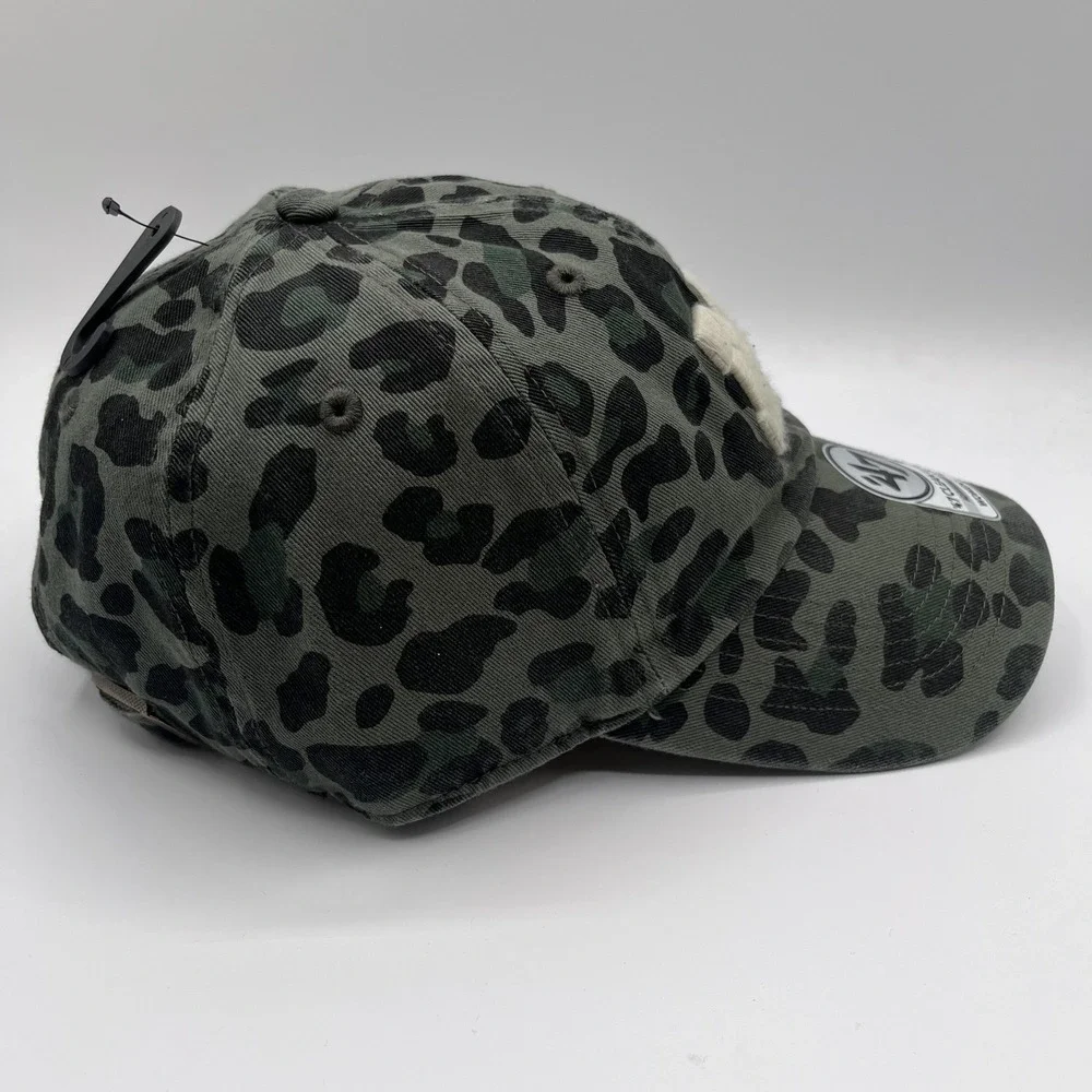 Michigan Wolverines Womens 47 Brand Hat Cap Strap Back Leopard NCAA Football NEW